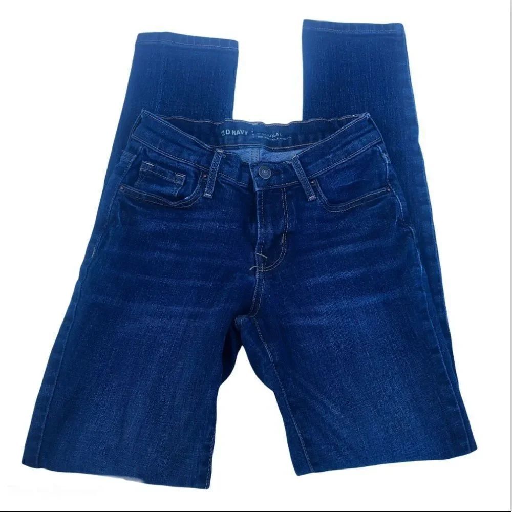 Old Navy original mid rise skinny jeans dark wash- 00 juniors